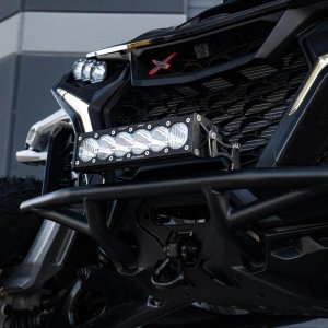 Can-Am Maverick R Light Bar - Baja Designs - OnX6+ Pre-Runner - Clear - `24-`27